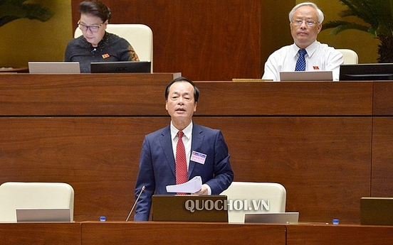 Bộ trưởng Phạm Hồng Hà trình bày trước Quốc hội về Dự án Luật Xây dựng sửa đổi