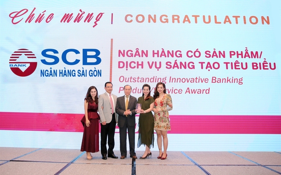 SCB lần thứ 3 liên tiếp nhận giải thưởng sản phẩm dịch vụ sáng tạo tiêu biểu