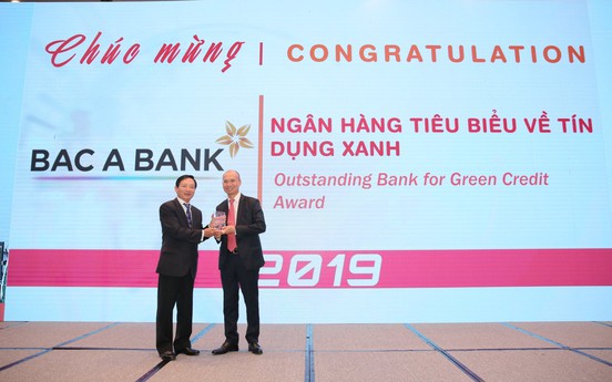 Bac A Bank chính thức được vinh danh "Ngân hàng tiêu biểu về Tín dụng xanh"