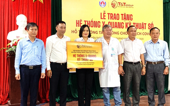 T&T Group trao tặng hệ thống X-Quang kỹ thuật số hỗ trợ cho huyện Thăng Bình