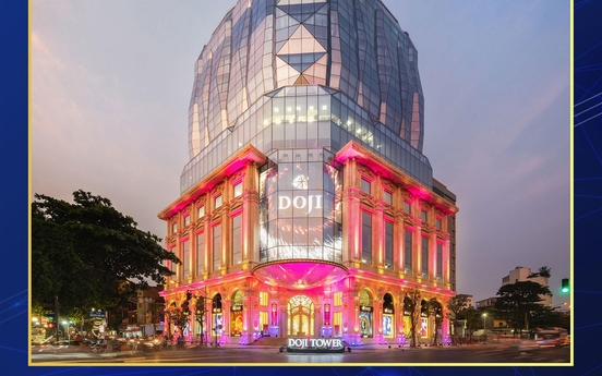 Viên kim cương lấp lánh DOJI Tower: Báu vật mới của du lịch Hà Nội