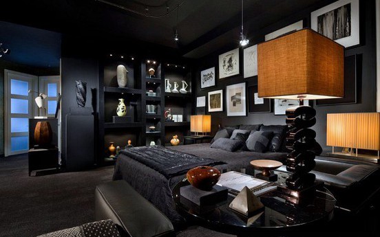 Chiêm ngưỡng mẫu thiết kế nội thất toàn màu đen thanh lịch 