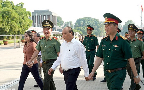 Thủ tướng kiểm tra Công trình, khu vực Lăng Chủ tịch Hồ Chí Minh