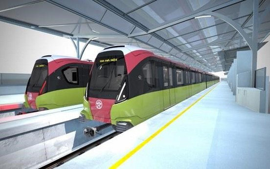 Tàu metro Nhổn - ga Hà Nội sẽ chạy với tốc độ trung bình 35km mỗi giờ