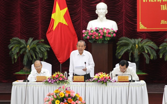 Phó Thủ tướng Thường trực: Bình Thuận tập trung đột phá những lĩnh vực trọng tâm