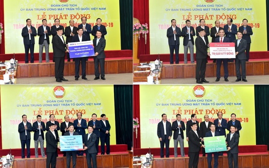 Doanh nghiệp ủng hộ hàng trăm tỷ đồng chung tay chống dịch Covid-19