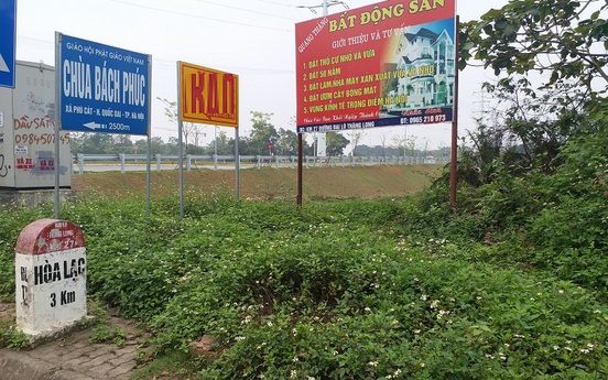 Huyện Thạch Thất: Nghiêm cấm tụ tập mua bán đất tại xã Đồng Trúc