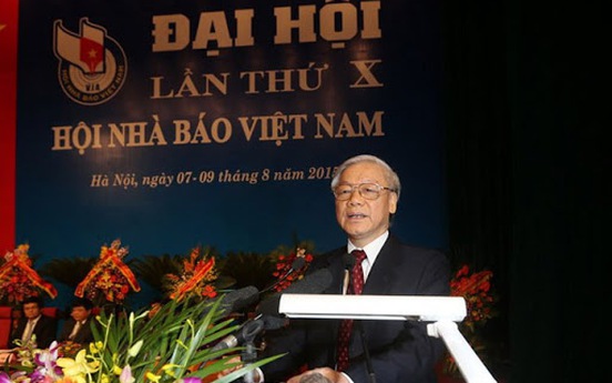 Tổng Bí thư, Chủ tịch nước chúc mừng 70 năm thành lập Hội Nhà báo Việt Nam