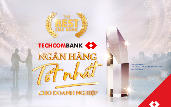 Techcombank được vinh danh là Ngân hàng cung cấp giải pháp tốt nhất cho DNVVN