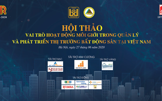 Hội thảo Vai trò hoạt động môi giới trong quản lý và phát triển thị trường bất động sản tại Việt Nam