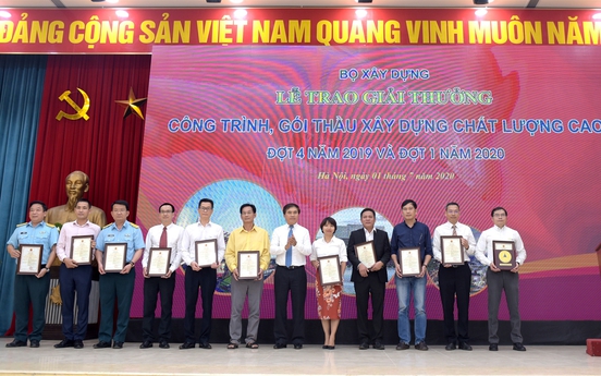 Sân bay quốc tế Vân Đồn được trao giải thưởng Công trình chất lượng cao