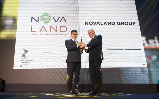 Novaland được vinh danh tại giải thưởng Những nơi làm việc tốt nhất châu Á năm 2020
