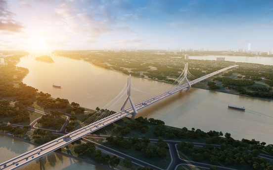 Hà Nội sắp có thêm cây cầu biểu tượng bắc qua sông Hồng