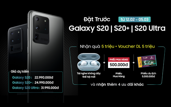 Galaxy S20 ra mắt, giá từ 22,9 triệu và 5 điểm đáng chú ý nhất