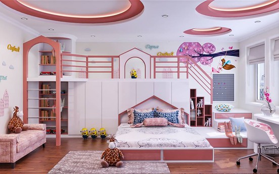 Mê mẩn với những mẫu thiết kế phòng ngủ dành riêng cho bé