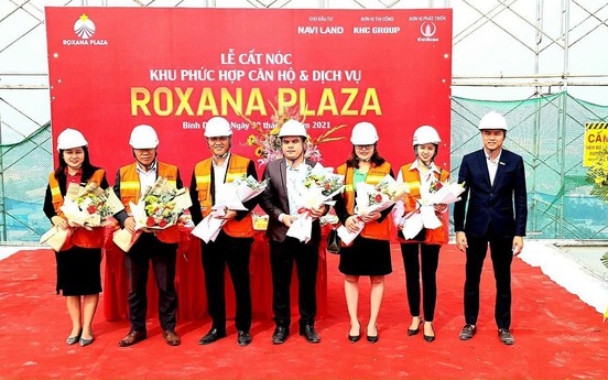Bình Dương: Chính thức cất nóc Khu phức hợp Căn hộ & Dịch vụ Roxana Plaza