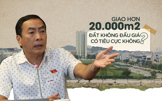 ĐBQH Phạm Văn Hòa: Giao hơn 20.000m2 đất sạch không qua đấu giá cho doanh nghiệp có tiêu cực không?