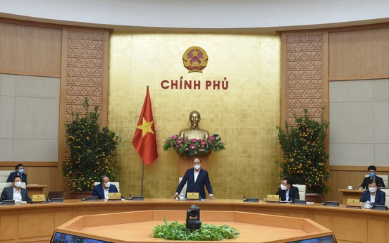 Thủ tướng Nguyễn Xuân Phúc chủ trì họp Thường trực CP “chốt” một số vấn đề về phòng chống COVID-19