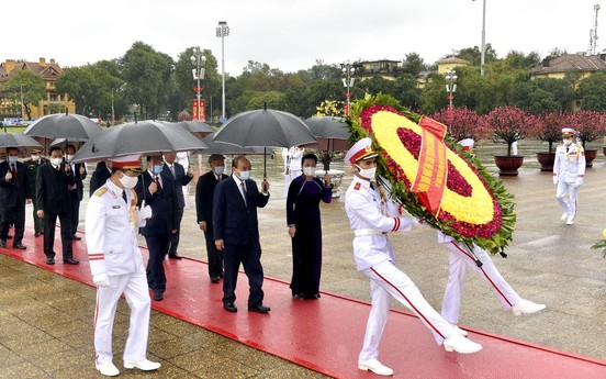 Lãnh đạo Đảng, Nhà nước tưởng nhớ Chủ tịch Hồ Chí Minh và các Anh hùng liệt sỹ