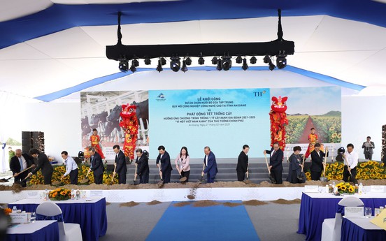 Tập đoàn TH khởi công Dự án chăn nuôi bò sữa CNC quy mô lớn nhất Đồng bằng sông Cửu Long