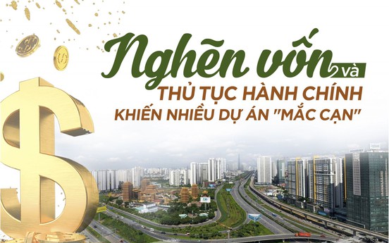 Nghẽn vốn và thủ tục hành chính khiến nhiều dự án "mắc cạn"