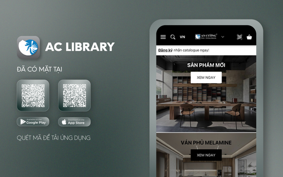 AC Library - ứng dụng thú vị trong thế giới thiết kế nội thất