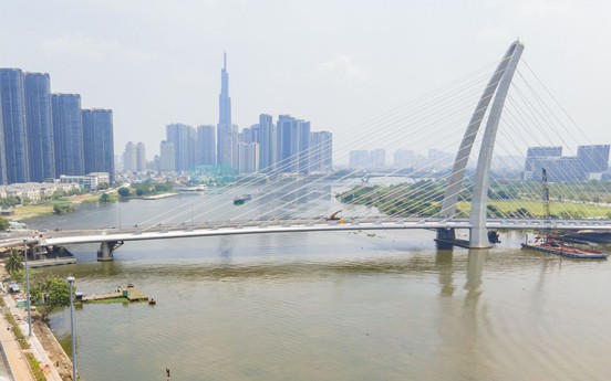 Cầu Thủ Thiêm 2 - điểm nhấn kiến trúc nổi bật trên sông Sài Gòn chính thức thông xe