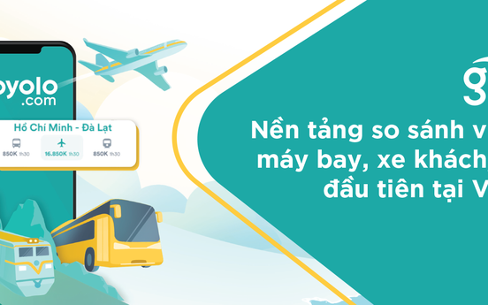 Lần đầu tiên tại Việt Nam có nền tảng so sánh và đặt vé máy bay, xe khách, tàu lửa Goyolo.com