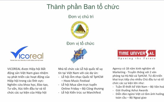 VNREA triển khai hoạt động xúc tiến Lễ hội Bất động sản quốc tế Việt Nam 2022