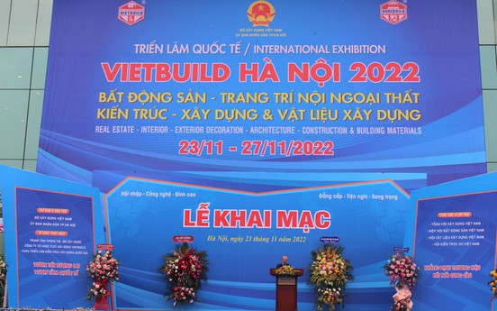 Khai mạc VIETBUILD Hà Nội 2022 lần 3: Gần 1.000 gian hàng khơi dậy sức sống ngành xây dựng