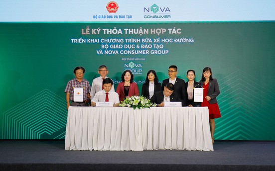 Nova Consumer Group hợp tác cùng Bộ GD&ĐT triển khai chương trình Bữa xế học đường 