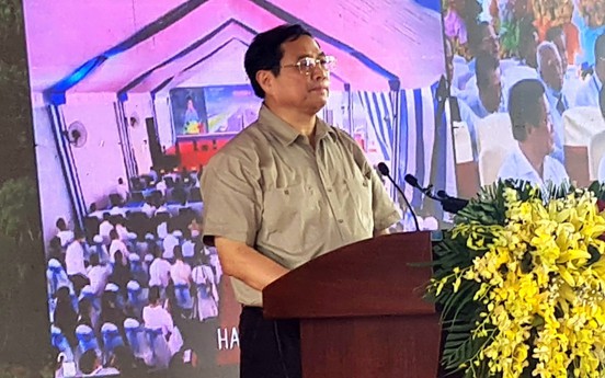 Thủ tướng Phạm Minh Chính dự lễ khởi công cao tốc Châu Đốc – Cần Thơ – Sóc Trăng 