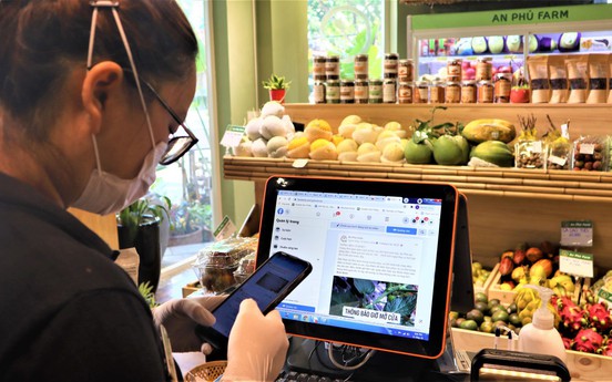 Cư dân đô thị dần quen mua thực phẩm online