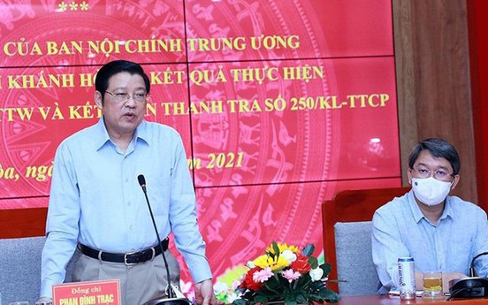 Trưởng Ban Nội chính Trung ương yêu cầu xử lý dứt điểm các sai phạm tại Khánh Hòa