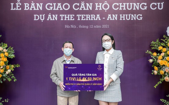 Văn Phú - Invest chính thức bàn giao căn hộ The Terra - An Hưng