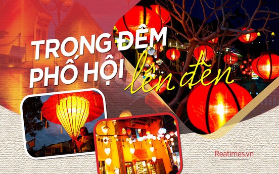 Trong đêm phố Hội lên đèn