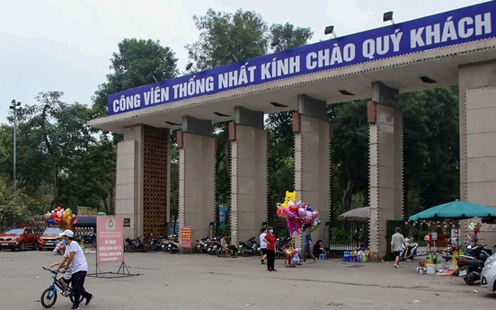 Hà Nội: Tháo dỡ một phần hàng rào Công viên Thống Nhất, không thu vé vào cửa