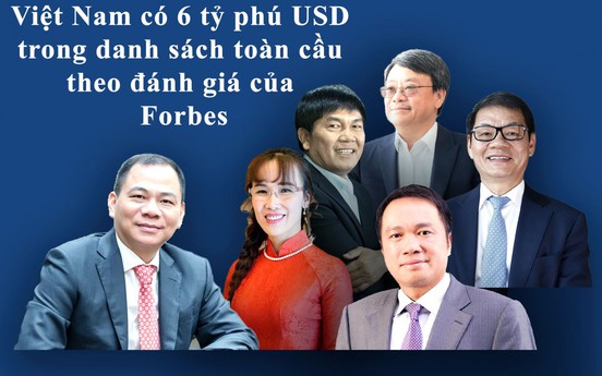 Việt Nam có 6 tỷ phú USD trên xếp hạng toàn cầu