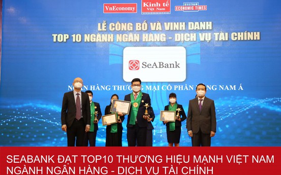 SeABank nằm trong Top 25 Thương hiệu tài chính dẫn đầu Việt Nam