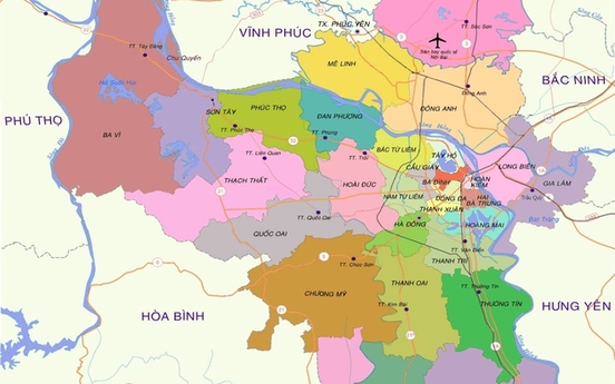 Hà Nội sẽ có thêm 8 quận