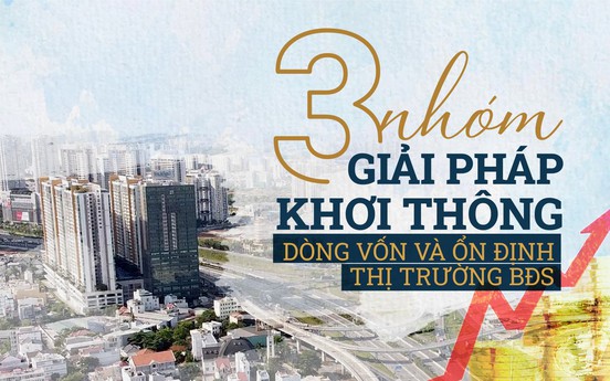 Ba nhóm giải pháp khơi thông dòng vốn và ổn định thị trường bất động sản