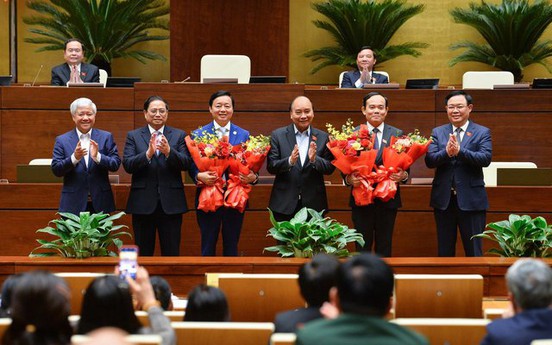 Quốc hội phê chuẩn ông Trần Hồng Hà và ông Trần Lưu Quang giữ chức Phó Thủ tướng