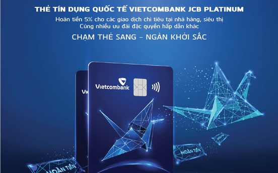Vietcombank và JCB ra mắt thẻ tín dụng quốc tế Vietcombank JCB Platinum