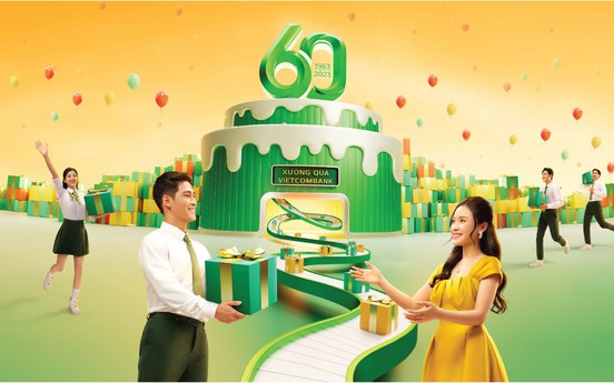 Hơn 160.000 quà tặng nhân dịp sinh nhật 60 năm Vietcombank