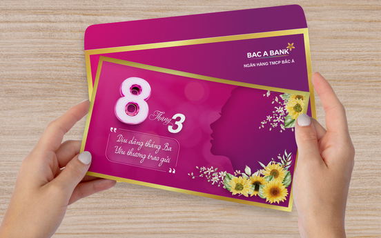 Món quà đặc biệt BAC A BANK dành tặng khách hàng nữ nhân ngày phụ nữ 8/3