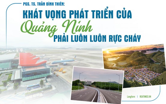 PGS. TS. Trần Đình Thiên: Khát vọng phát triển của Quảng Ninh phải luôn luôn rực cháy