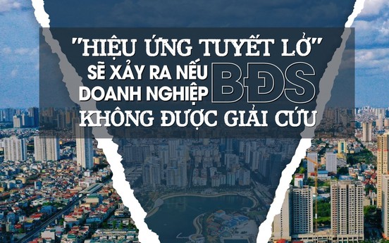 Doanh nghiệp bất động sản không được giải cứu, “hiệu ứng tuyết lở“ sẽ xảy ra