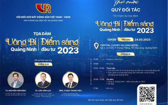 Sắp diễn ra Tọa đàm “Uông Bí - Quảng Ninh - Điểm sáng đầu tư 2023” 