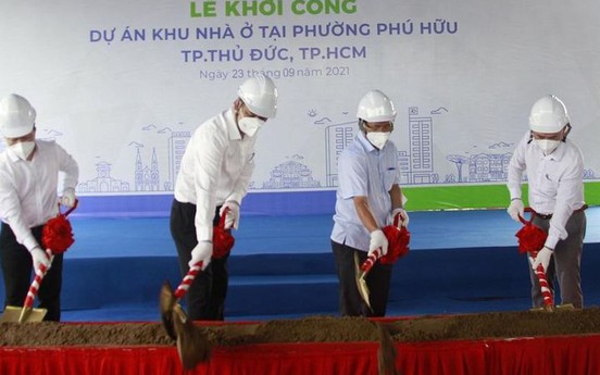 Phó Chủ tịch TP.HCM Lê Hòa Bình dự lễ khởi công dự án Armena của Khang Điền