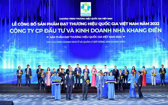 Khang Điền (KDH) được Bộ Công thương công nhận Thương hiệu quốc gia Việt Nam 2022
